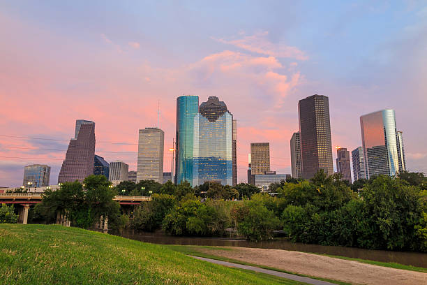 istock View of downtown Houston at twilight 480628232