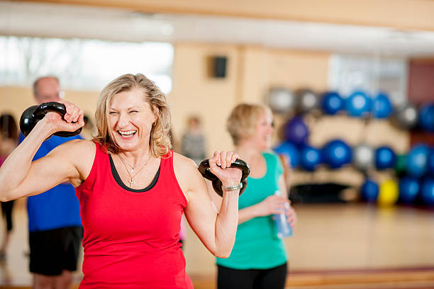 istock Adults Fitness Class 480628290