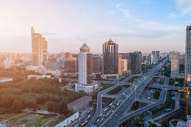 istock Beijing Central Business district buildings skyline, China cityscape 480628390