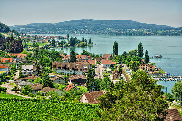 lago constance hdr - thurgau fotografías e imágenes de stock