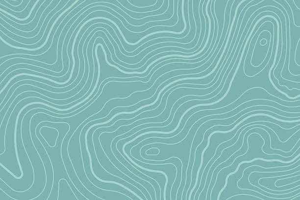 Topographic Map Background Topographic map background with space for copy. EPS 10 file. Transparency effects used on highlight elements. land stock illustrations