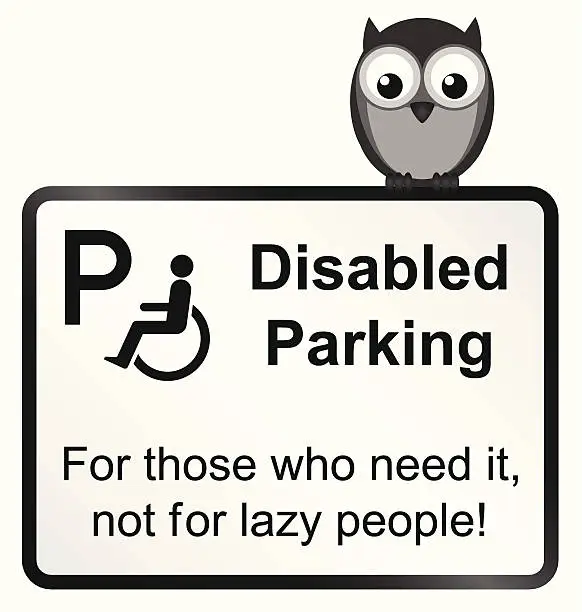 Vector illustration of Disabled Parking