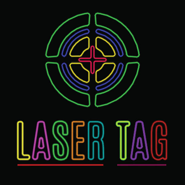 Laser Game Vecteurs libres de droits et plus d'images vectorielles de Laser  - Laser, Étiquette, Cible - Matériel de sport - iStock