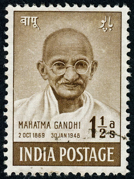 istock Mahatma Gandhi Stamp 480640103