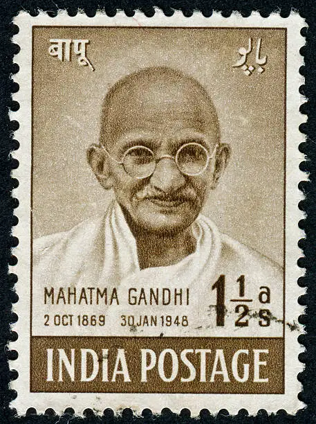 Photo of Mahatma Gandhi Stamp