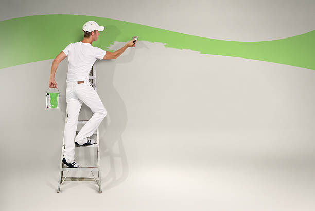 Painting the wall green