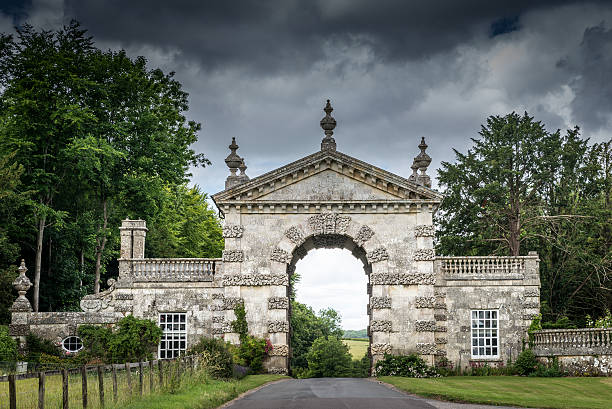 The Arch, Fonthill Estate stock photo