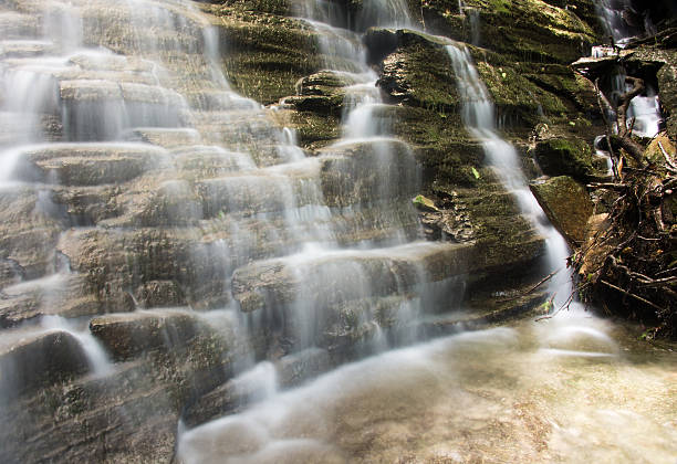 Cascading Waterfall stock photo