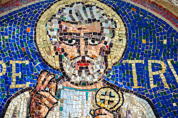 istock Agliate Brianza, mosaic of St. Peter 480646853
