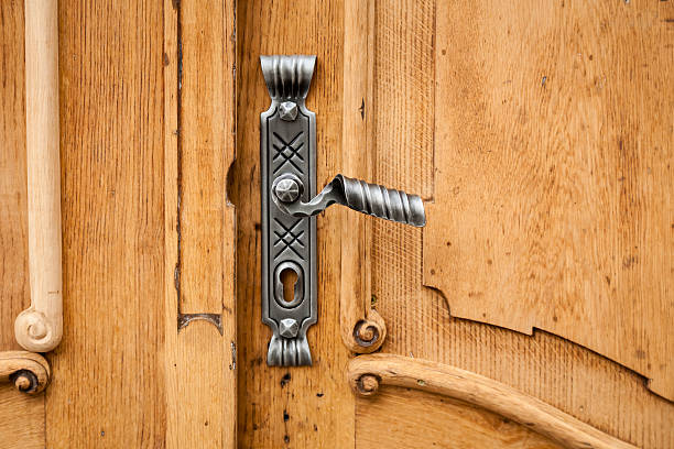 istock Old metal doorknob. 480649702