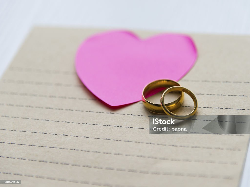 Planeamento de Casamento - Royalty-free Agenda Pessoal Foto de stock