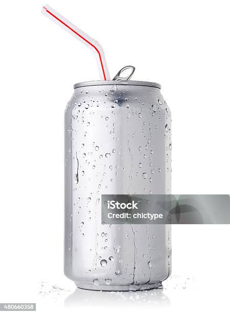 Drink Can Stock Photo - Download Image Now - Drink Can, Can, Drinking Straw