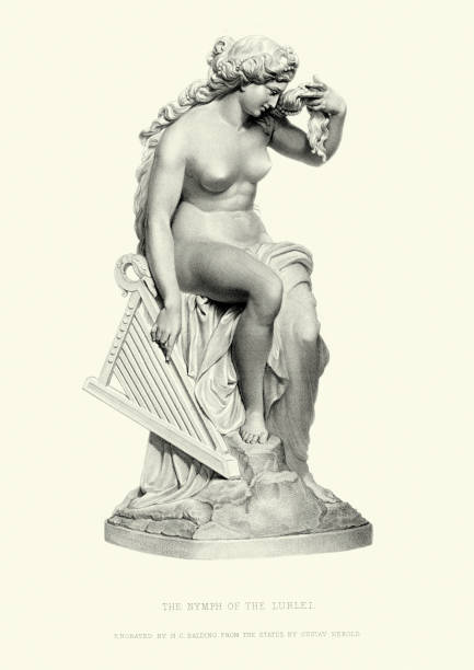 istock Fine Art Statue - Nymph of the Lurlei 480662978