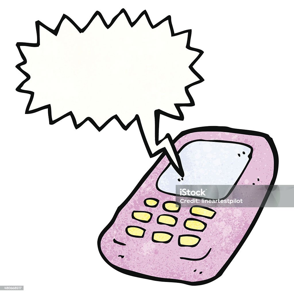 Telefon Comic Comic Telefon Mit Sprechblase Stock Vektor Art und mehr Bilder von ...