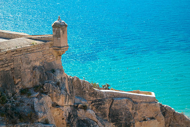 Castle - details, beach Alicante