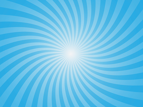 Blue Summer Spiral Ray Pattern Background Stock Illustration - Download ...