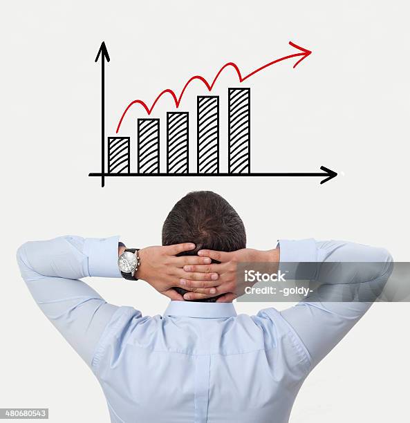 Viewing On The Diagram Stock Photo - Download Image Now - Adult, Adults Only, Analyzing