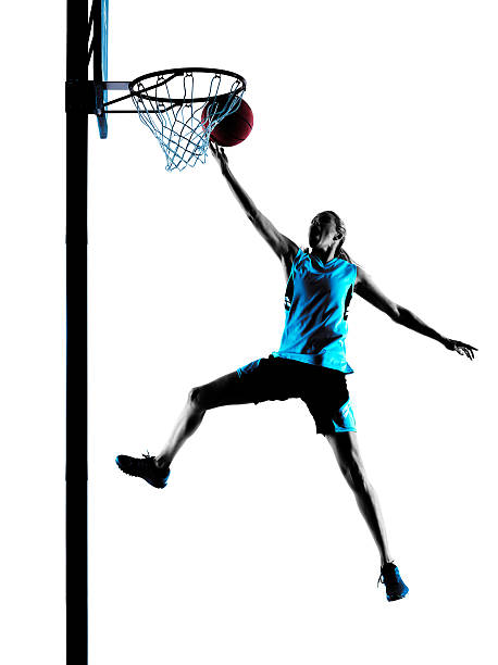 istock woman basketball player silhouette 480682178