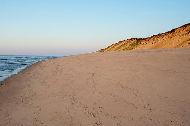 Sand, Sky, and Sea stock photo