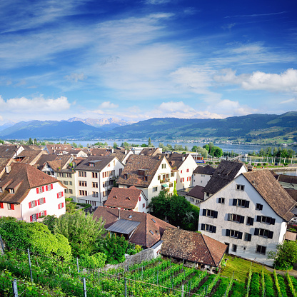 Rapperswil is a former municipality in Switzerland, located at the east side of the Lake Zurich. Composite photo