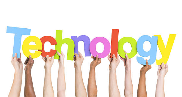 istock Group of Diverse People's Hands Holding Word Technology 480686869