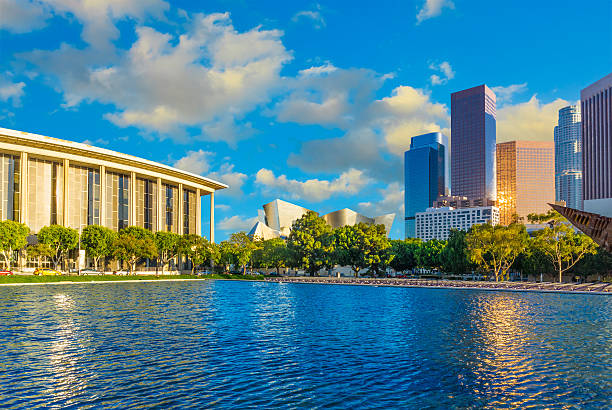 istock Downtown skyscrapers of Los Angeles skyline, CA (P) 480688452