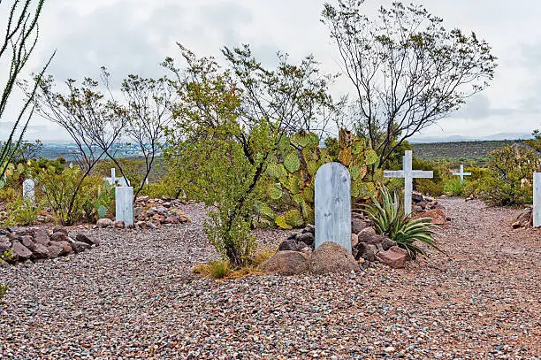 Photo of Tombstone Arizona's Boot Hill