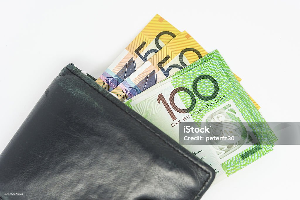 Australische Währung - Lizenzfrei 100-Dollar-Schein Stock-Foto