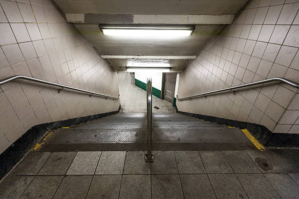 istock New York City subway stairs 480691484