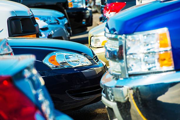 istock Tight Car Parking Closeup 480692294