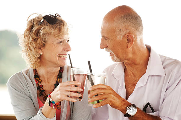 istock Cheerful Senior Couple Enjoying Summer Day on a Beach 480695334