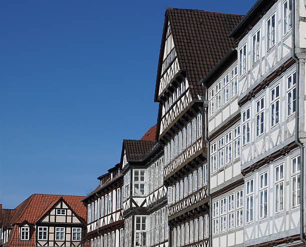 istock half-timbered houses in Hannover, Germany 480697013