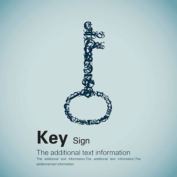 ilustraciones, imágenes clip art, dibujos animados e iconos de stock de llave - number key