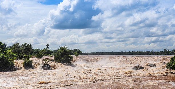 istock khon pha peng waterfalls, champasak, southern laos 480702501
