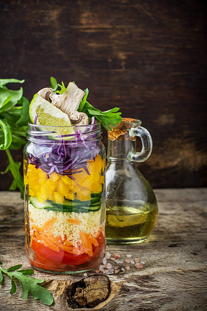 istock Bright rainbow salad  of tomatoes, carrots, pepper, red cabbage 480702802