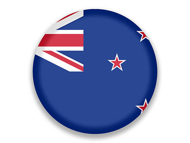 istock Button National Flag of New Zealand 480709080