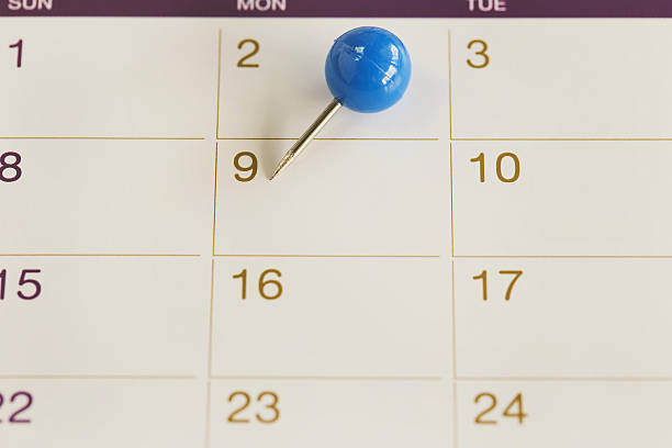 istock Mark on the calendar at 9. 480709916