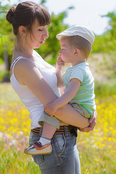 istock Young mother with her baby son 480710190