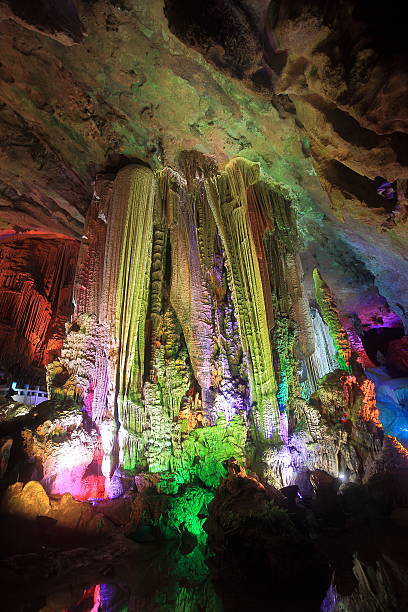 istock cave stalactit in Guilin, China 480711220