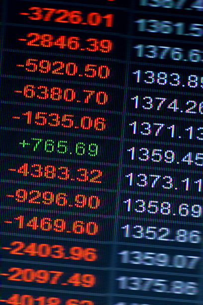 istock Stocks fall because the economy is bad 480711609