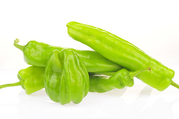 istock Isolated in the white background of green pepper 480714492