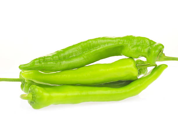 istock Isolated in the white background of green pepper 480714494