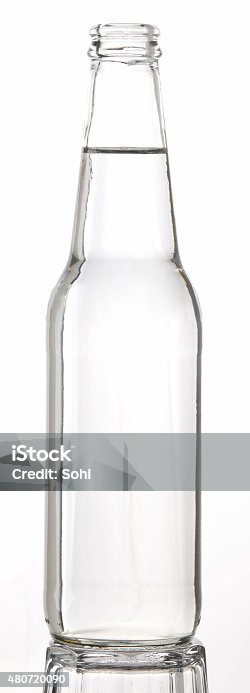 istock Clear transparent bottle 480720090