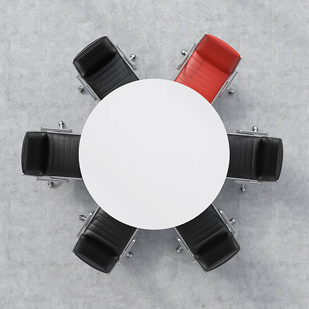 istock Top view of a conference room. 480720518