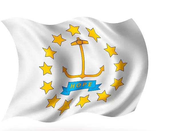Rhode Island (USA) flag
