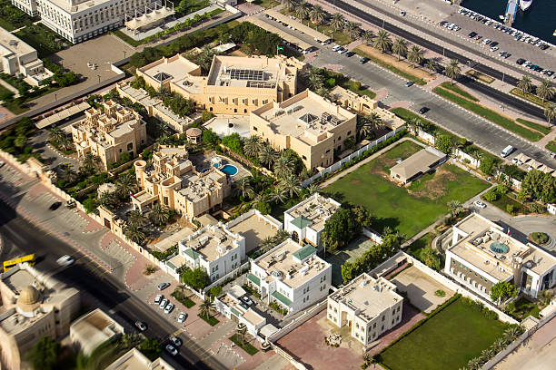villas at Umm Hurair 1 district, Dubai, United Arab Emirates