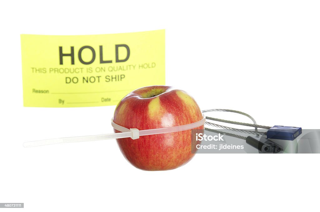 食の安全性 - リンゴのロイヤリティフリーストックフォト