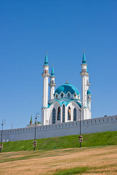 istock building of Mosque on territory of Kremlin on a background blue sky 480733007