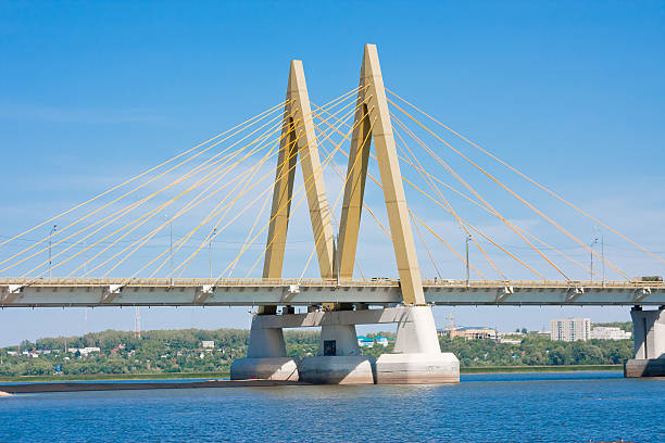 istock bridge across the river, city Kazan 480733579