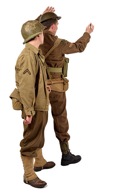 istock English  and  American soldier write on the wall 480734051